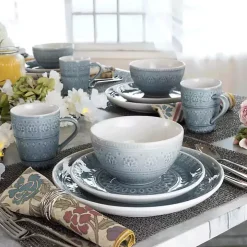 Gray Tessa 16-pc. Dinnerware Set