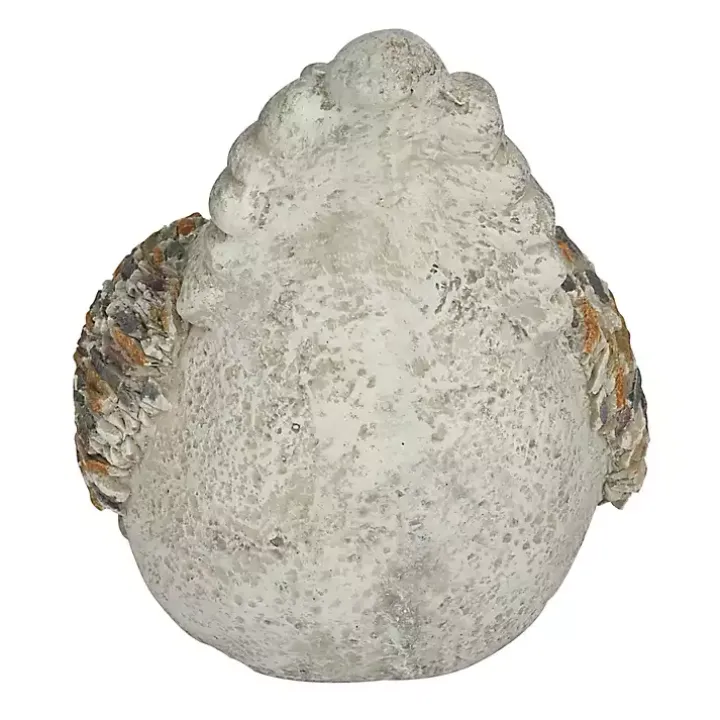 Gray Textured Chicken Statue