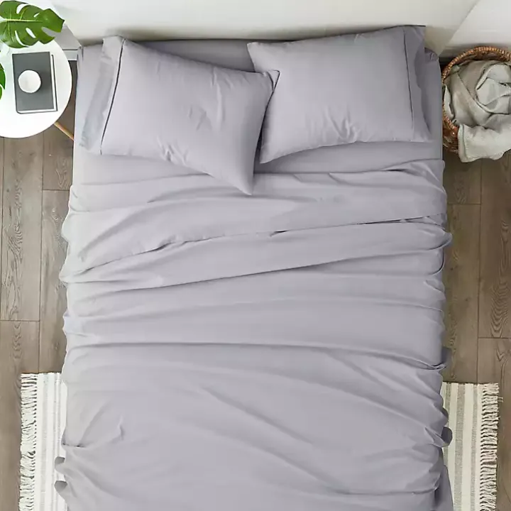 Gray Ultra Soft 3-pc. Twin Sheet Set