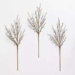 Gray Willow Stems, Set of 3