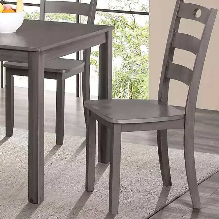 Gray Wood Brooke 5-pc. Dining Furniture Set