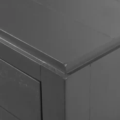 Gray Wood 2-Drawer Layla Console Table