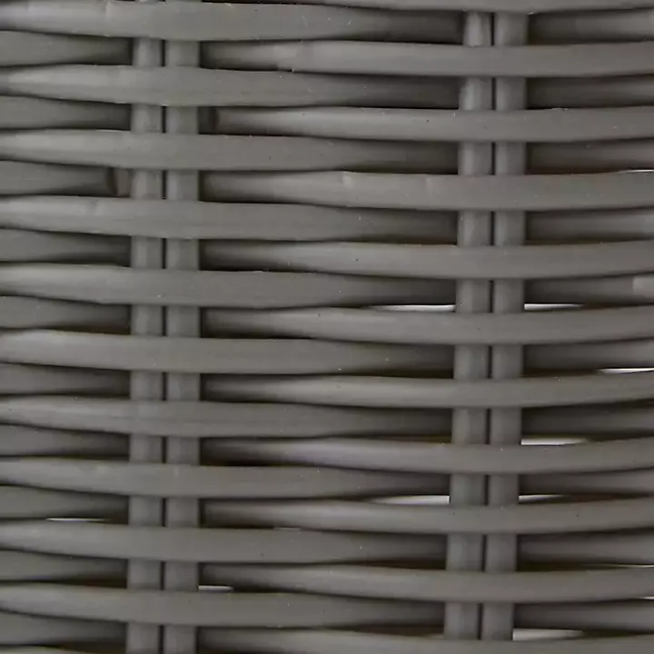 Gray Woven Bone Shaped Basket, 21 in.