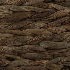 Graywashed Woven Water Hyacinth Baskets, Set of 3