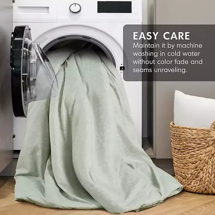 Green Chambray 2-pc. Twin/Twin XL Comforter Set