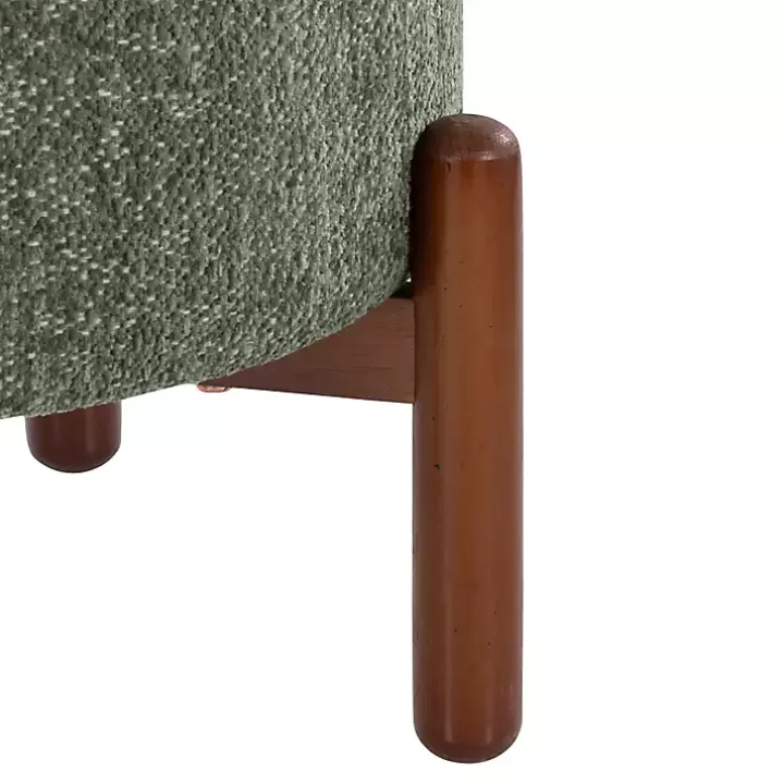 Green Daniella Storage Ottoman