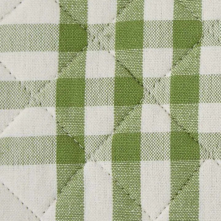 Green Plaid Eat Drink Enjoy 4-pc. Dish Towel Set