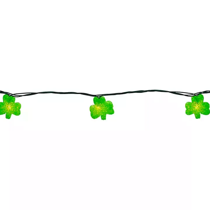 Green Shamrock String Lights