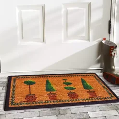 Green Topiaries Doormat