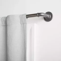 Gunmetal Hyde Wrap Around Curtain Rod, 120 in.
