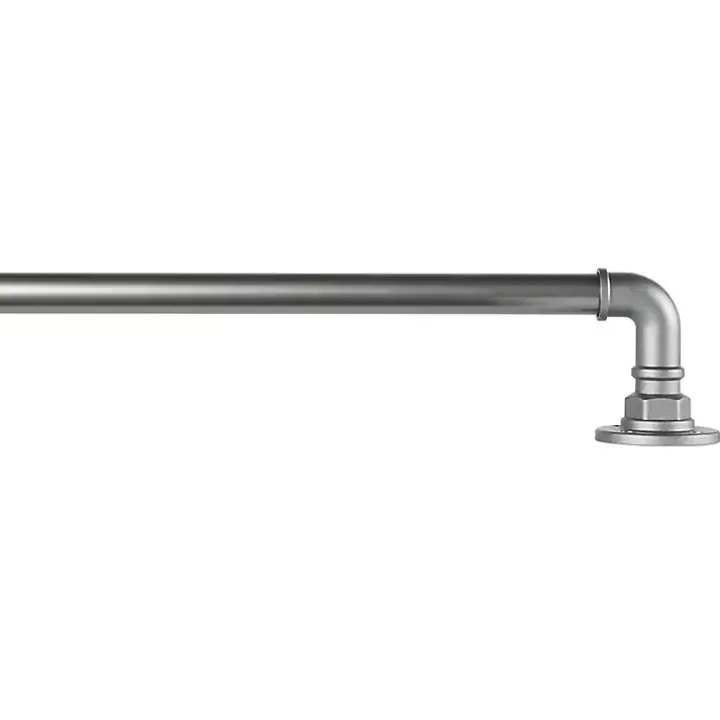 Gunmetal Hyde Wrap Around Curtain Rod, 120 in.