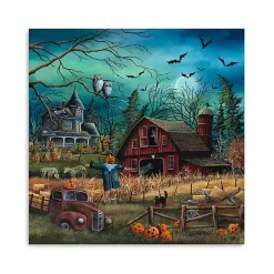 Haunted Farm Canvas Art Print, 30x30