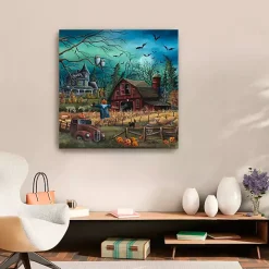 Haunted Farm Canvas Art Print, 30x30