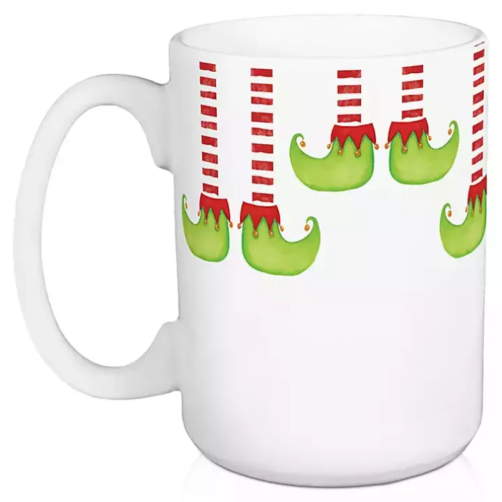 Have a Holly Jolly Christmas Elf Mugs, Set of 2