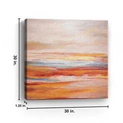 Heart of the Sun Canvas Art Print