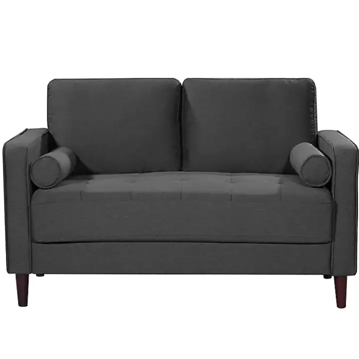 Heather Gray Chelsea Modern Loveseat