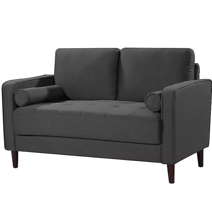 Heather Gray Chelsea Modern Loveseat
