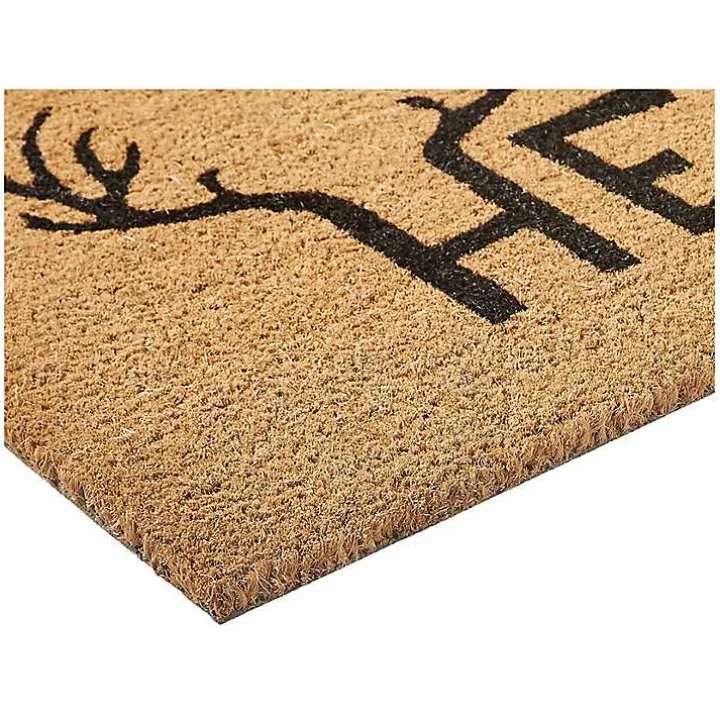 Hello Antlers Doormat