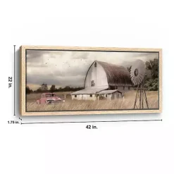 Henderson Bay Farm Framed Canvas Art Print