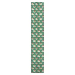 Ho Ho Ho Vintage Santa Table Runner, 72 in.