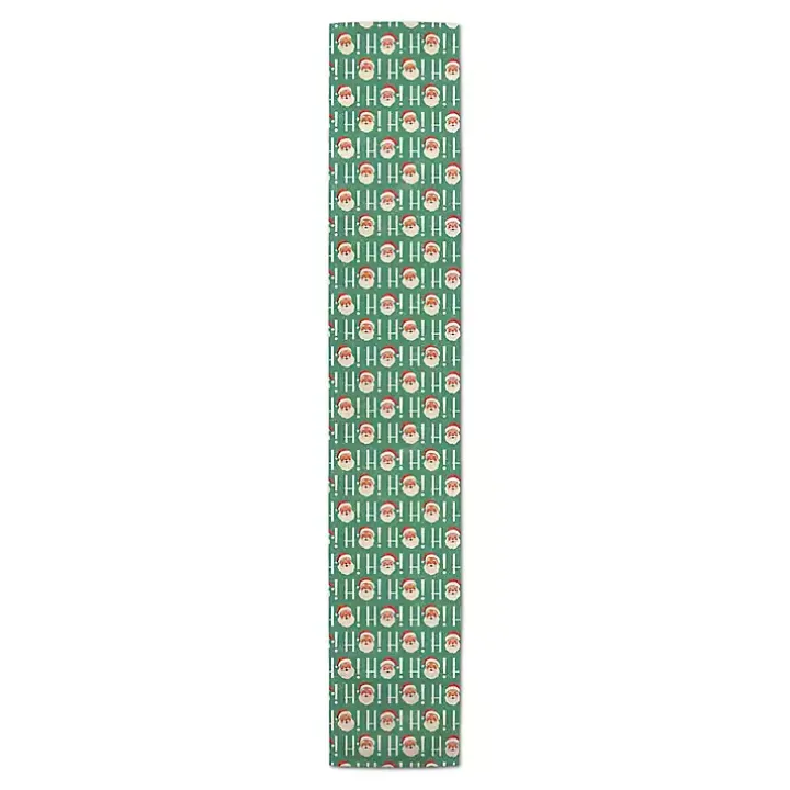 Ho Ho Ho Vintage Santa Table Runner, 90 in.