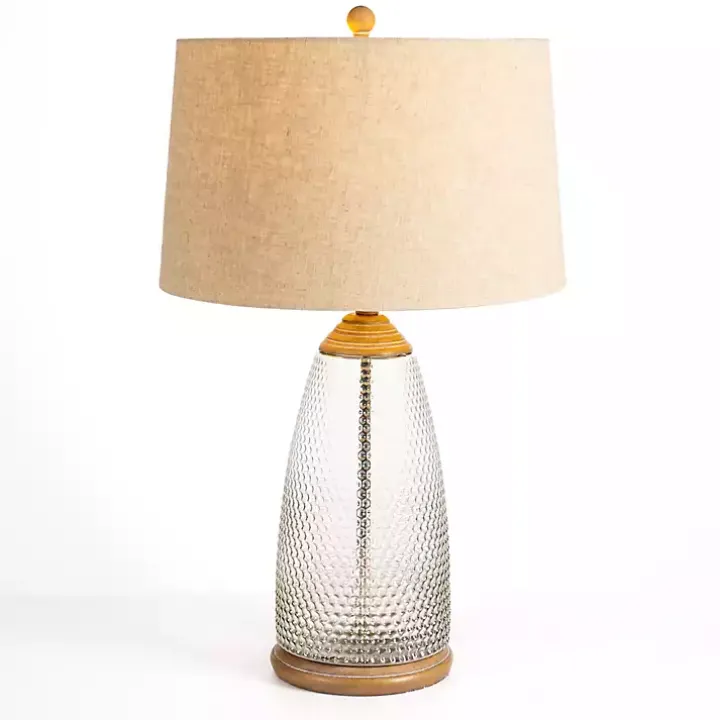 Hobnail Glass Table Lamp