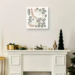 Holiday Dove Canvas Art Print