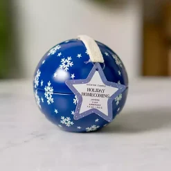 Holiday Homecoming Tin Candle Ornament