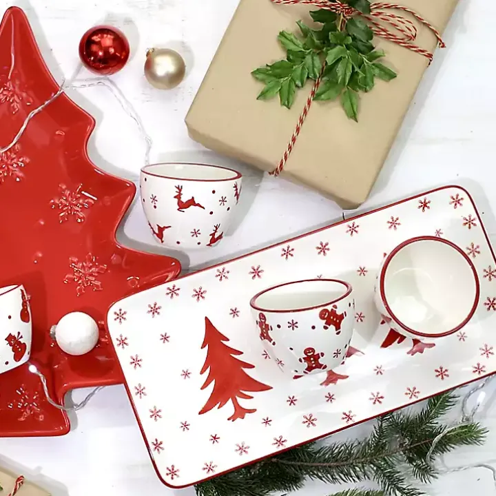 Holiday Patterns 4-pc. Serving Set