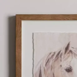 Horse Buddies Framed Art Prints, Set of 2