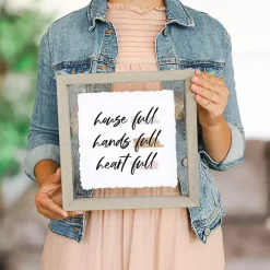 House Hands Heart Full Wall Plaque