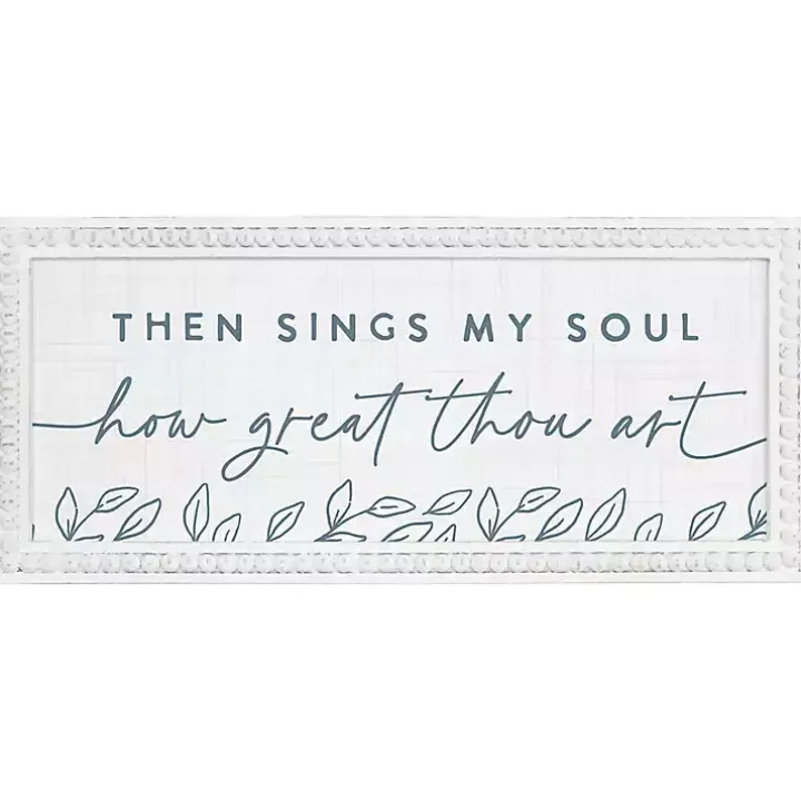 How Great Thou Art Wall Plaque