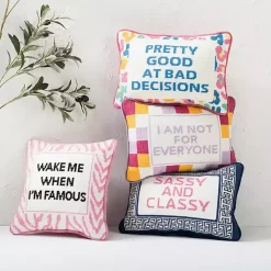 I Am Not For Everyone Needlepoint Throw Pillow