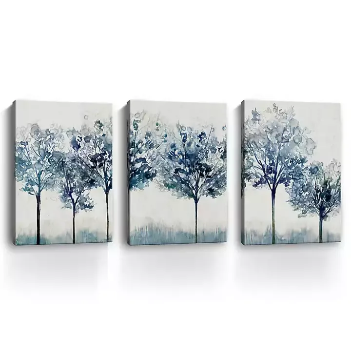 Indigo Forest Light Canvas Art Prints, 16x24