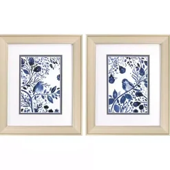 Indigo Song Framed Art Prints, Set of 2