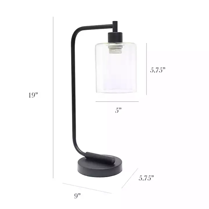 Industrial Black Iron Desk Lamp