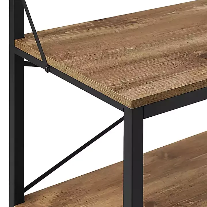 Industrial Metal and Barnwood Hall Tree