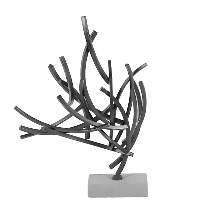 Iron Contemporary Branch Sculpture