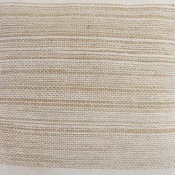 Ivory Border Natural Close Woven Jute Pillow