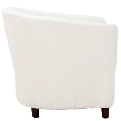 Ivory Boucle Parker Club Chair