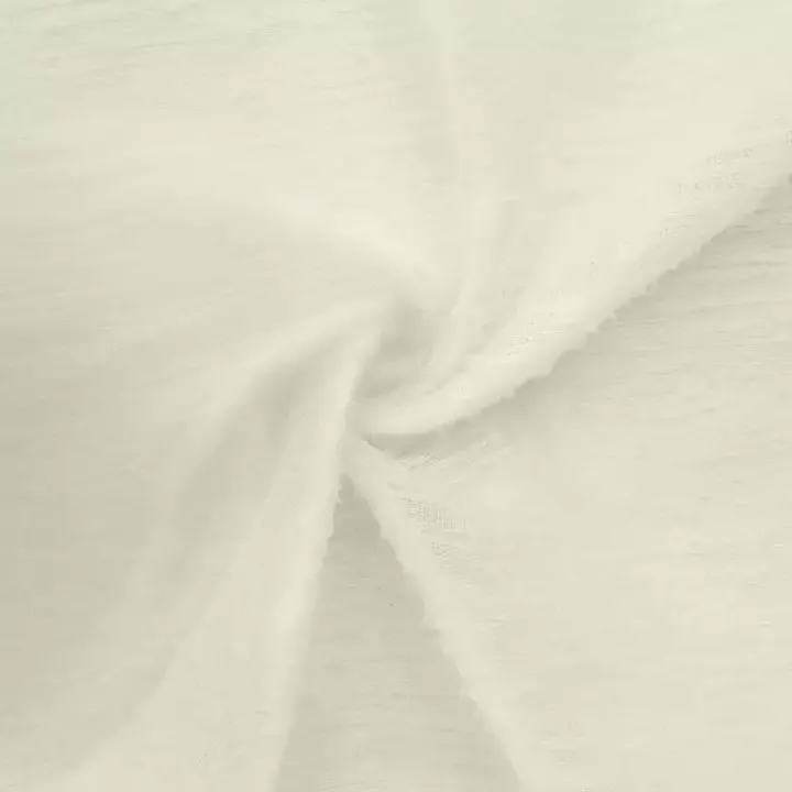 Ivory Boucle Sheer Single Curtain Panel, 95 in.