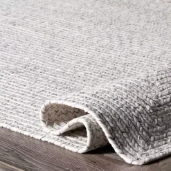 Ivory Braided Lefebvre Area Rug, 12x15