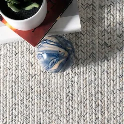 Ivory Braided Lefebvre Area Rug, 12x18