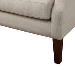 Ivory Button Tufted Accent Chair