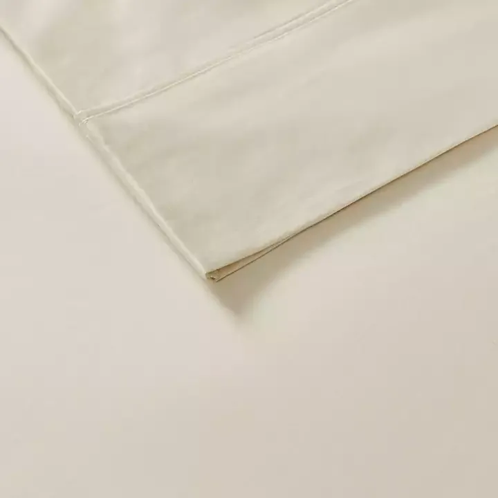 Ivory Cotton Blend Sateen 6-pc. King Sheet Set