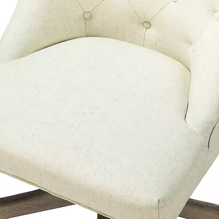 Ivory Dylan Upholstered Office Chair