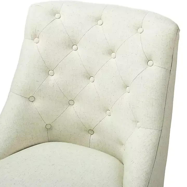 Ivory Dylan Upholstered Office Chair
