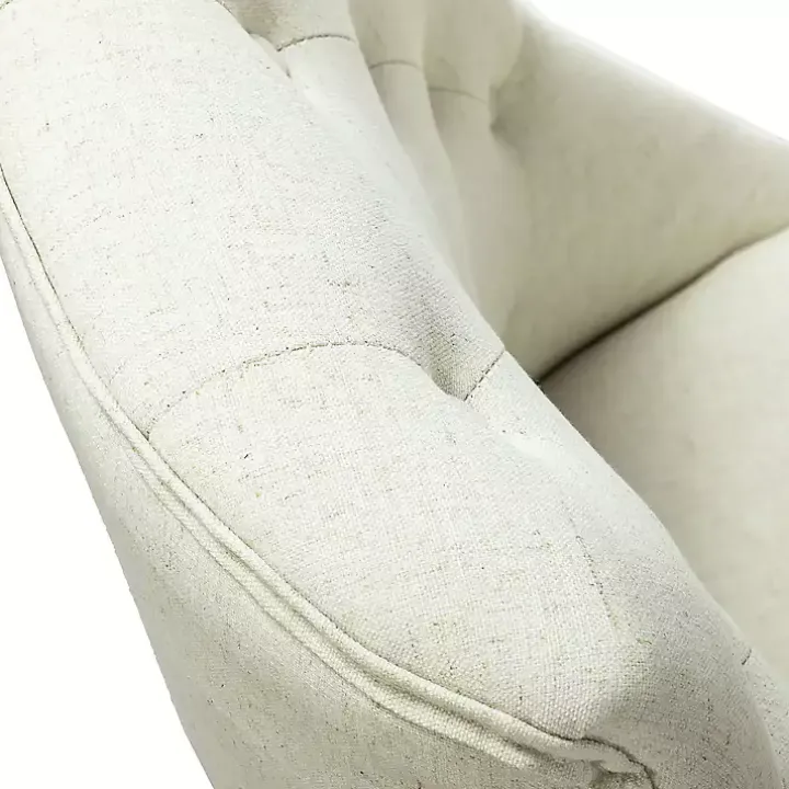 Ivory Dylan Upholstered Office Chair