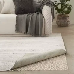Ivory Gridlock Non-Slip Rug Pad, 8x10