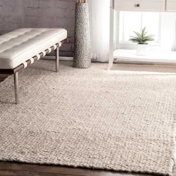 Ivory Halsey Area Rug, 8x10